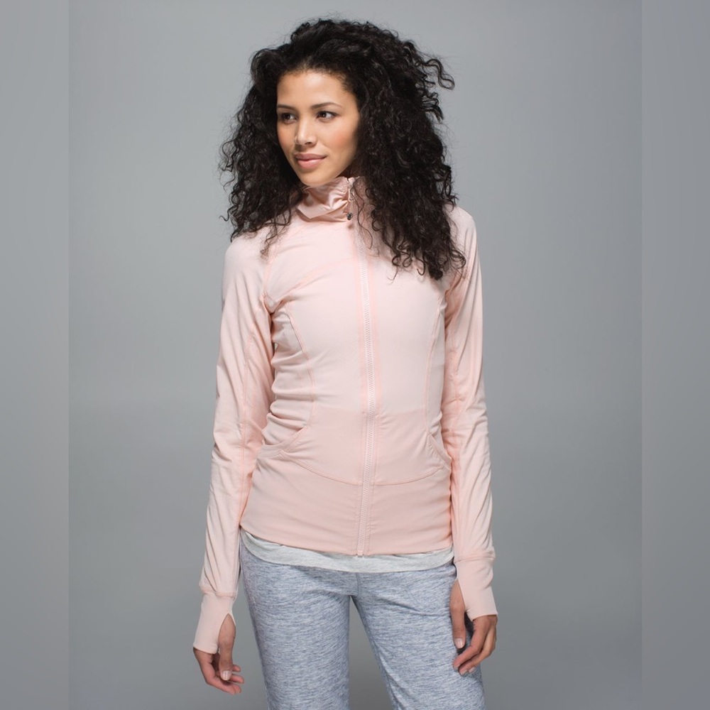 Lululemon baby pink In Flux Jacket size 2